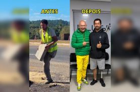 Após se emocionar com trabalhador com perna amputada, Luciano Hang doa prótese de alta tecnologia