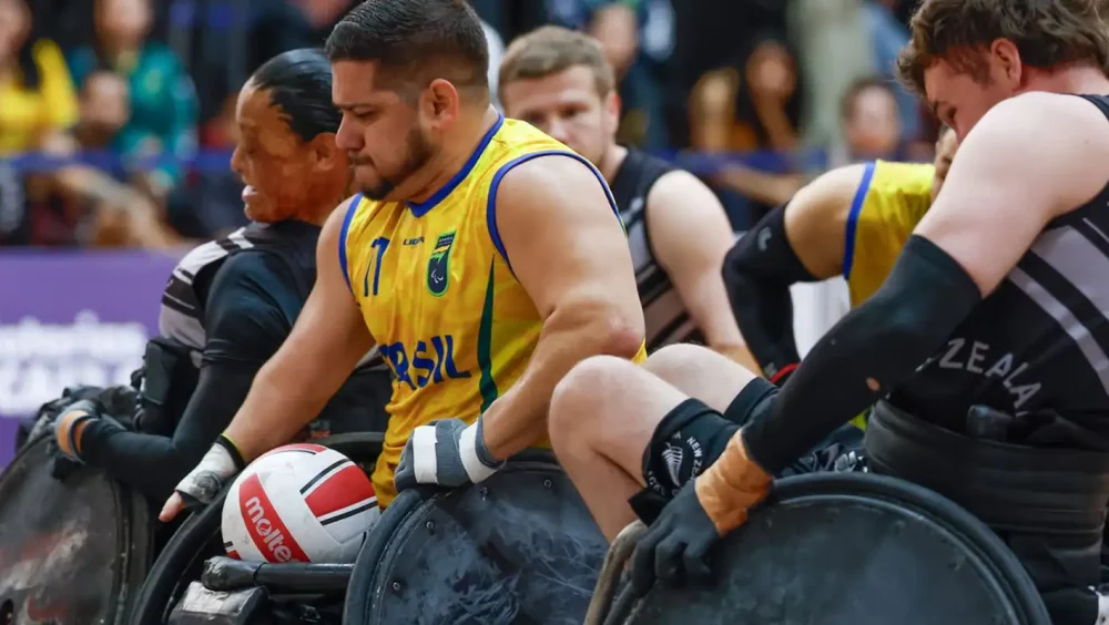 Brasil fecha Mundial de Rúgbi em cadeira de rodas na 11ª posição Imagem referente a Brasil fecha Mundial de Rúgbi em cadeira de rodas na 11ª posição