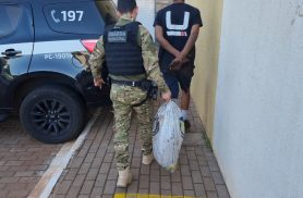 Com faca e diesel, homem é flagrado com 15 kg de fios em Cascavel Velho