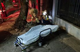 Motociclista de 25 anos fica ferido após colisão com S10 no Centro de Cascavel