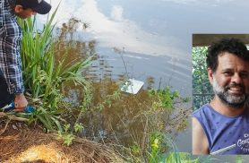 Familiares acendem vela para Alex Viana, homem que desapareceu ao cair de jet ski