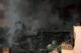Imagens mostram casa destruída após incêndio no Bairro Brasília; cachorro da família morreu