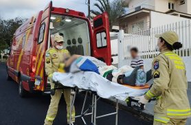 Morador sofre queda em residência na Rua Belo Horizonte e Siate é acionado