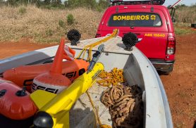 Quarto dia de buscas: Bombeiros usam sonar para tentar localizar Alex Budke Viana