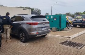 Perseguição termina com apreensão de Sportage com placa clonada em Cascavel