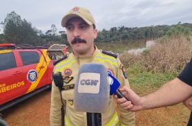 Corpo de Alex Budke Viana ainda não foi localizado; Oficial dá detalhes sobre as buscas