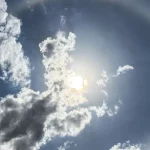 Imagem relativa a Beleza nos céus, halo solar não é sinal de chuva, diz especialista