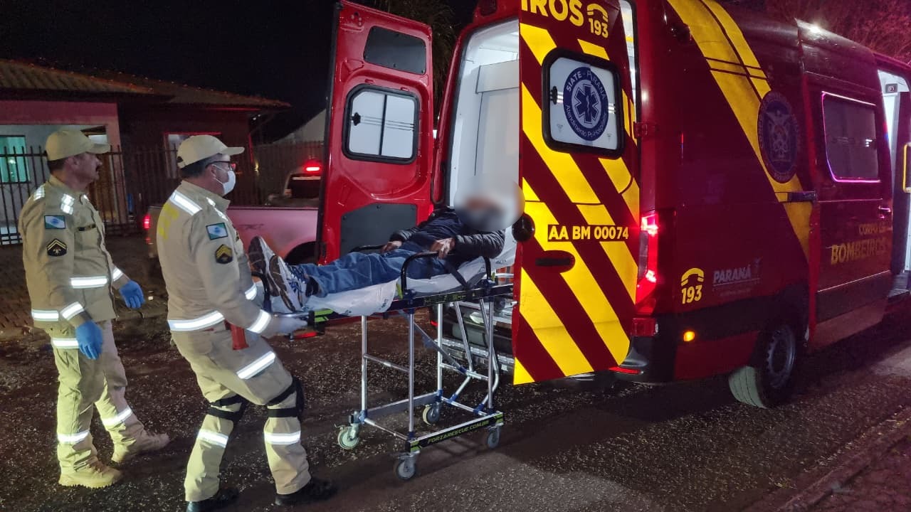 Homem de 61 anos fica ferido em acidente no Country