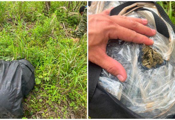 PF e PM prendem homem com 19 kg de maconha após travessia do Rio Paraná