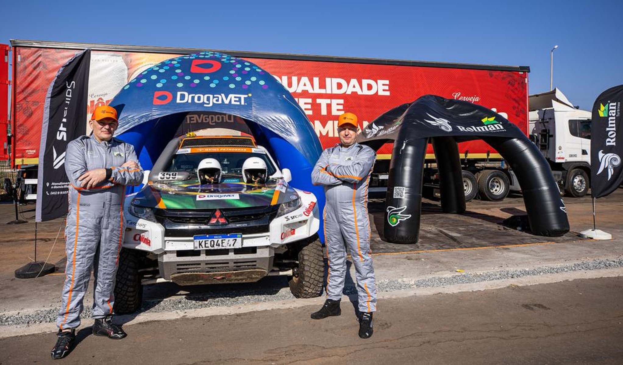 Imagem referente a Dupla de Cascavel mantém regularidade e chega à vice-liderança no Rally dos Sertões