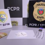 Imagem relativa a PCPR e PMPR apreendem dois adolescentes com cocaína e crack em Mariluz