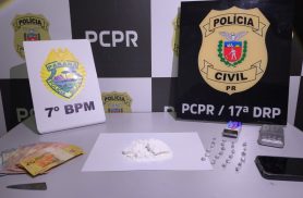 PCPR e PMPR apreendem dois adolescentes com cocaína e crack em Mariluz