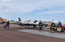 Avião faz pouso de emergência no Aeroporto de Cascavel