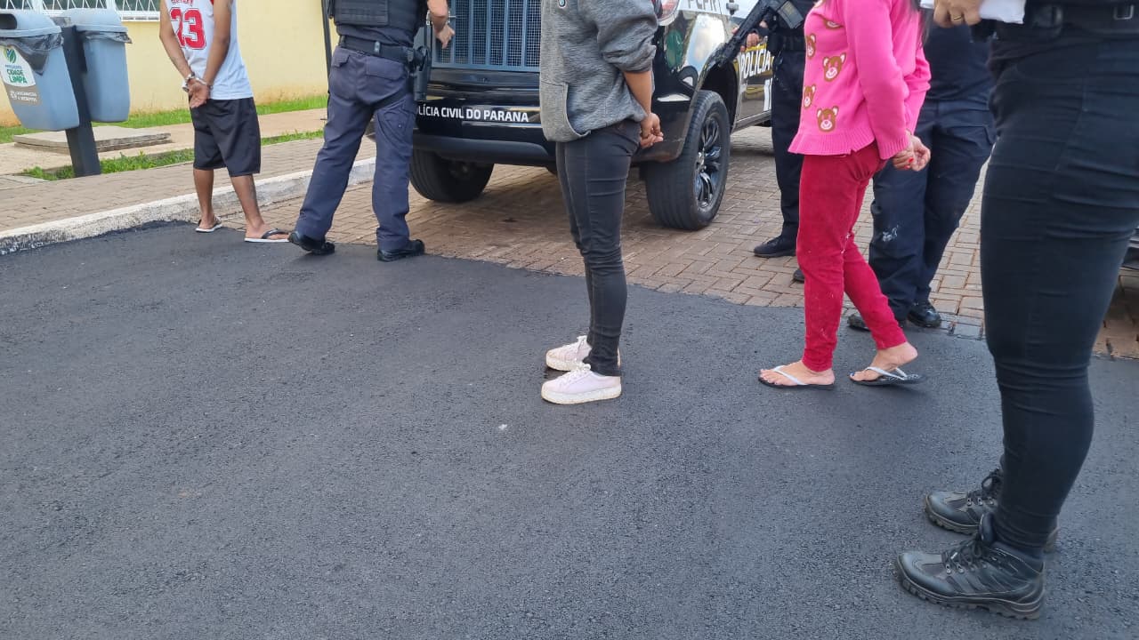 Três pessoas são detidas em ação da Polícia Civil no Cascavel Velho