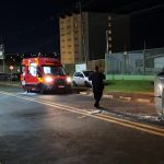Imagem relativa a Acidente termina com veículo tombado e confusão entre envolvidos na marginal da BR-277