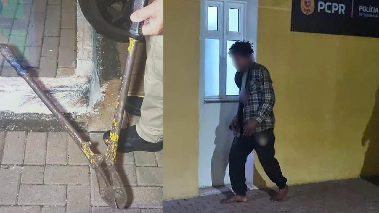 Homem é contido por populares após ser flagrado invadindo restaurante no Brasmadeira