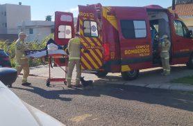 Idoso cai da cama e mobiliza Siate ao bairro Pioneiros Catarinenses