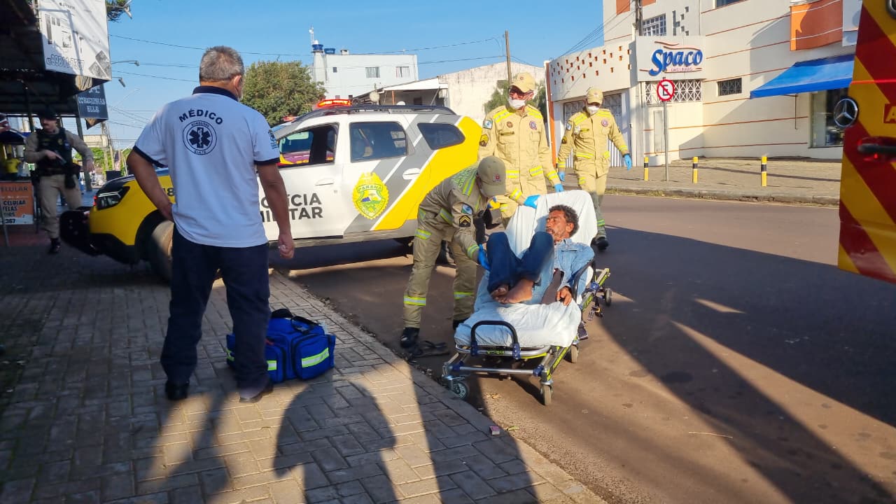 Homem diz ser vítima de agressão no Bairro Universitário em Cascavel