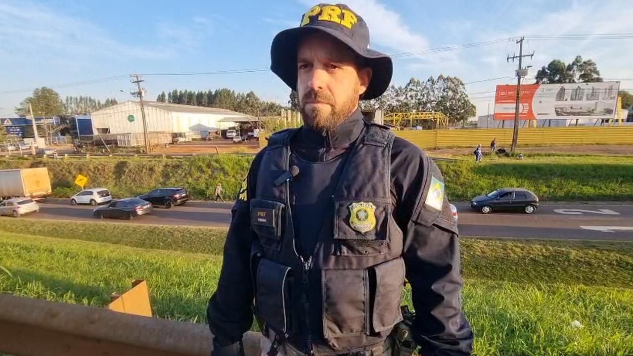 PRF detalha acidente que deixou idoso em estado grave na BR-277, em Cascavel