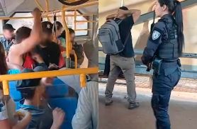 "Mão na cabeça": Briga em ônibus termina com ação da GM em Cascavel