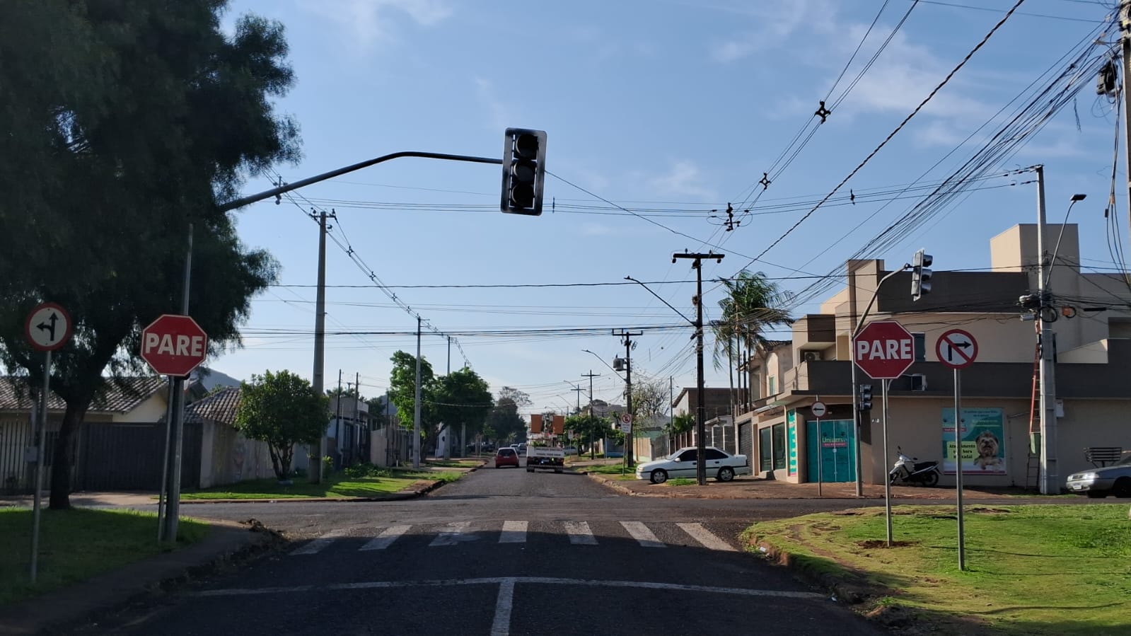 Imagem referente a Semáforo é desligado após terceiro furto de cabos em 30 dias em Cascavel