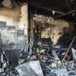Imagem relativa a Incêndio de grandes proporções destrói oficina de motocicletas em Toledo