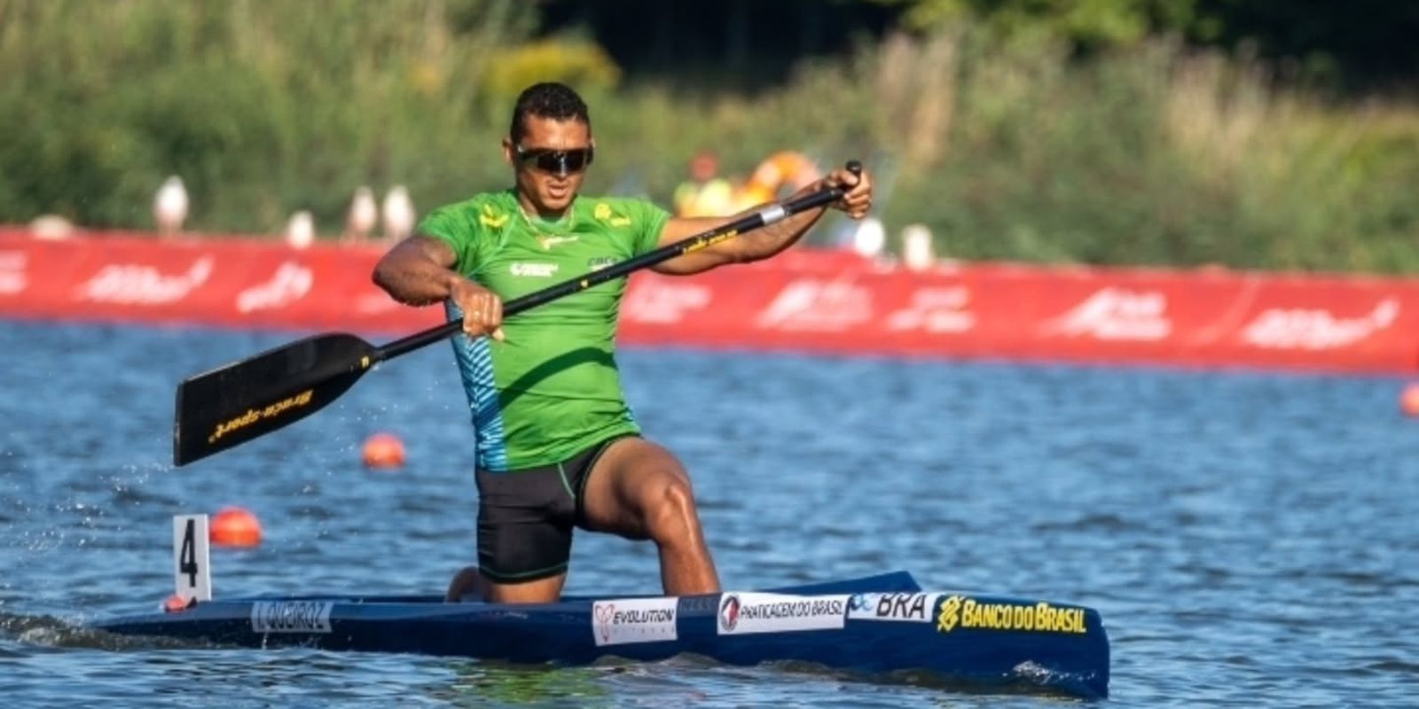 Imagem referente a Isaquias Queiroz fica longe do pódio do Mundial de canoagem na Polônia