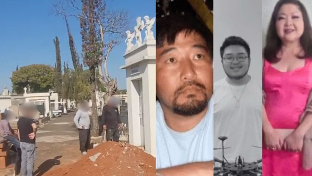 Mãe e filho são enterrados juntos, mas pai tem sepultamento separado após família ser encontrada morta Imagem referente a Mãe e filho são enterrados juntos, mas pai tem sepultamento separado após família ser encontrada morta