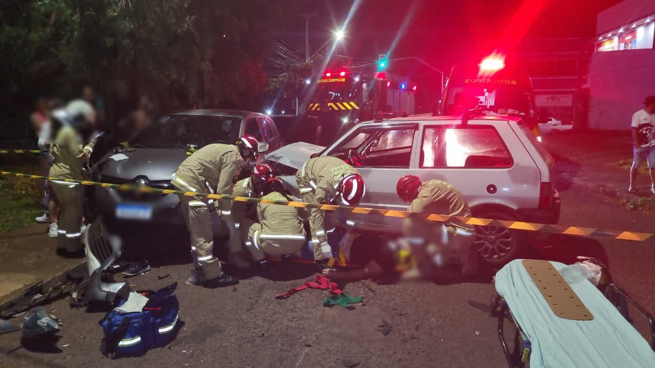 Motociclista fica gravemente ferido após acidente violento no Floresta