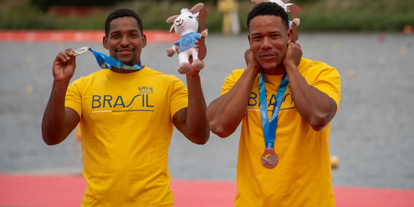 Jacky Godmann e Gabriel Nascimento são prata no Mundial de Canoagem Imagem referente a Jacky Godmann e Gabriel Nascimento são prata no Mundial de Canoagem