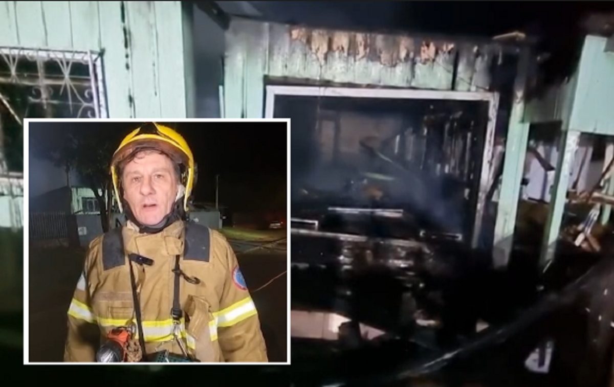 Bombeiro detalha combate às chamas em casa destruída no Santo Onofre; Veja imagens do pós-fogo