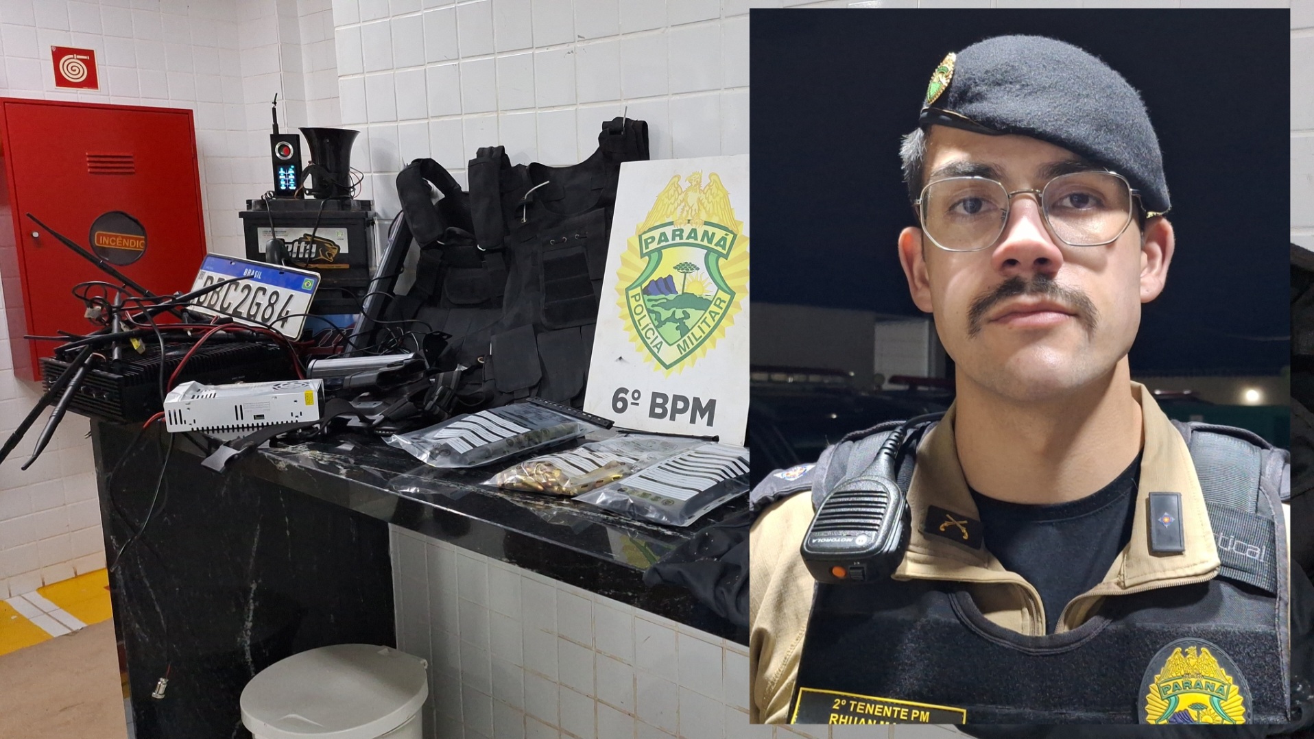 “Possivelmente ele iria buscar outros criminosos”, diz Tenente sobre suspeito preso durante a madrugada
