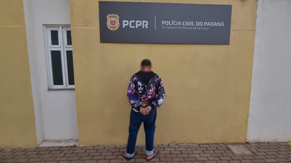 Com mandado de prisão em aberto, homem de 34 anos é preso por lesão corporal em Cascavel