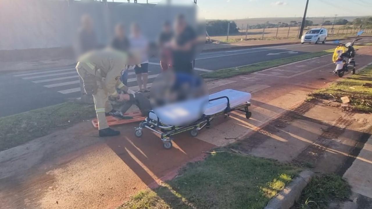 Menina é atropelada por moto elétrica no Bairro Interlagos