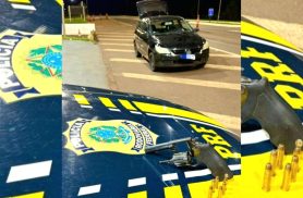 Nervosismo de adolescente durante abordagem leva PRF a encontrar revólver na BR-277 Nervosismo de adolescente durante abordagem leva PRF a encontrar revólver na BR-277