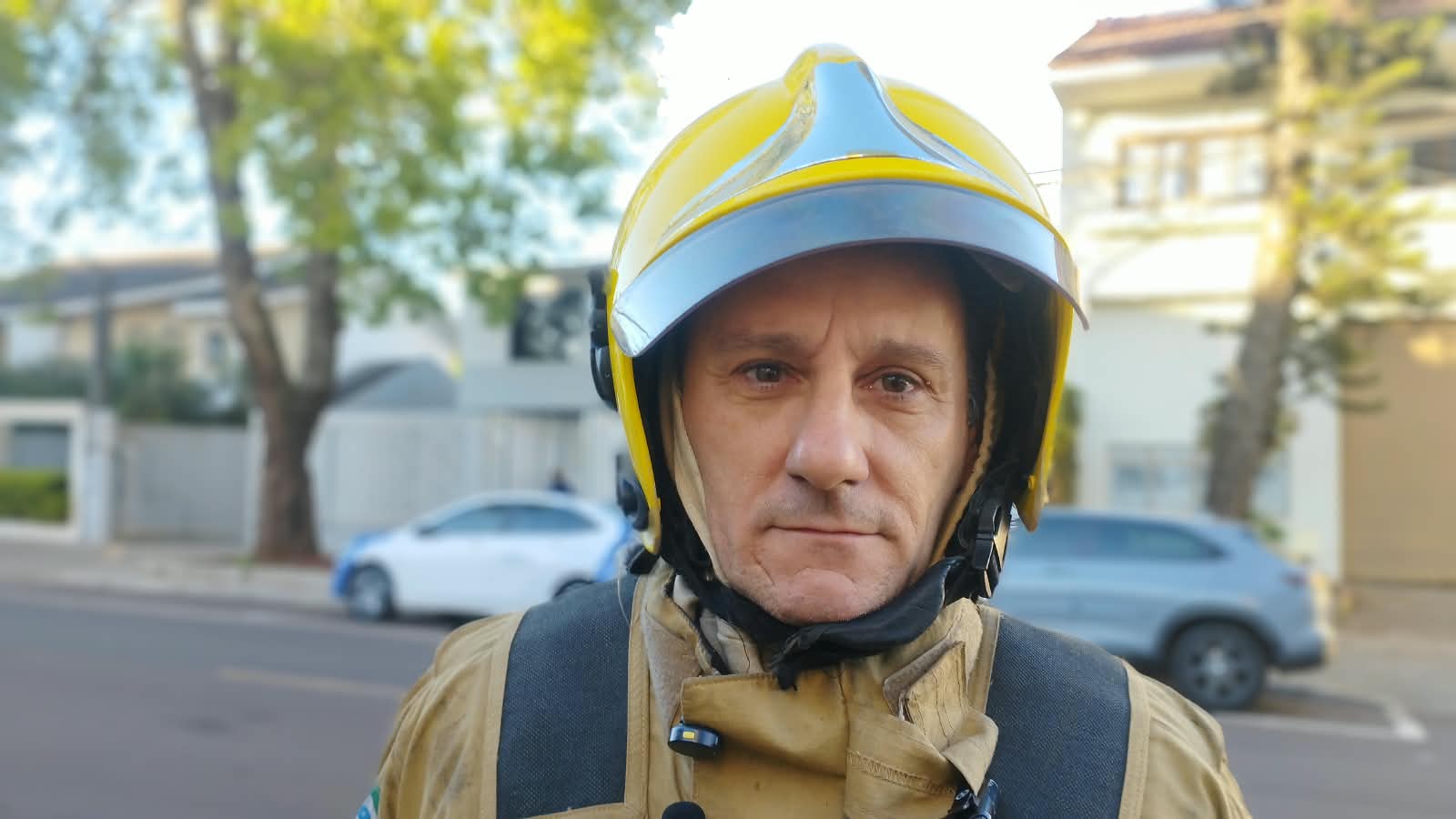 “Nossa ação rápida fez com que o incêndio ficasse restrito”, afirma subtenente após incêndio em apartamento