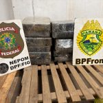 Imagem relativa a Mais de 180 kg de maconha são apreendidos após travessia pelo Rio Paraná em Foz do Iguaçu