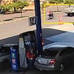 Veja momento de acidente que deixou motoboy entre a vida e a morte em Corbélia Imagem relativa a Veja momento de acidente que deixou motoboy entre a vida e a morte em Corbélia