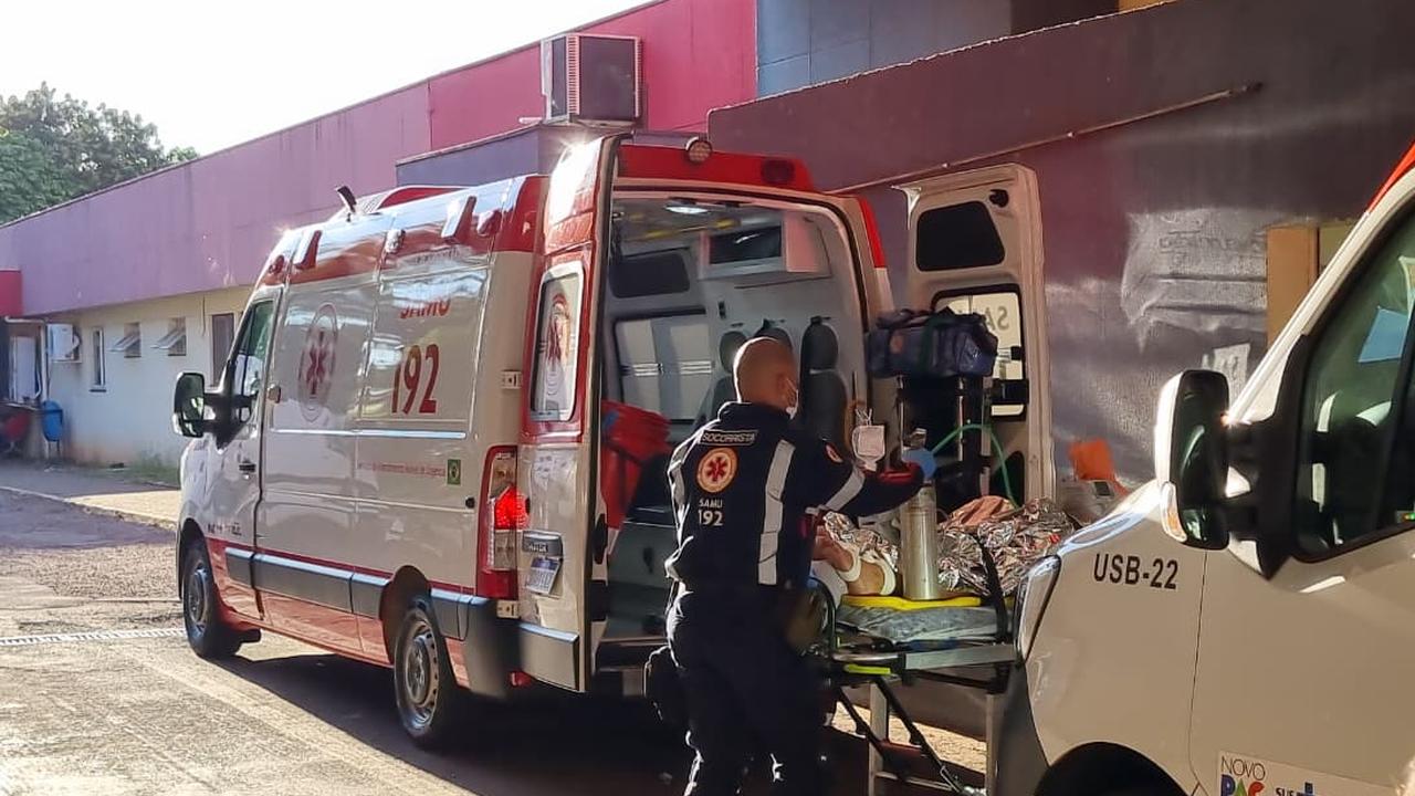 Motoboy vítima de grave acidente em Corbélia é transferido ao HUOP em Cascavel