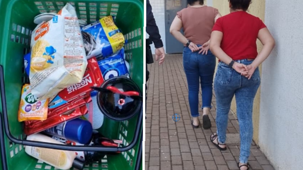 Duas venezuelanas são detidas com chocolate, biscoito e shampoo na cestinha