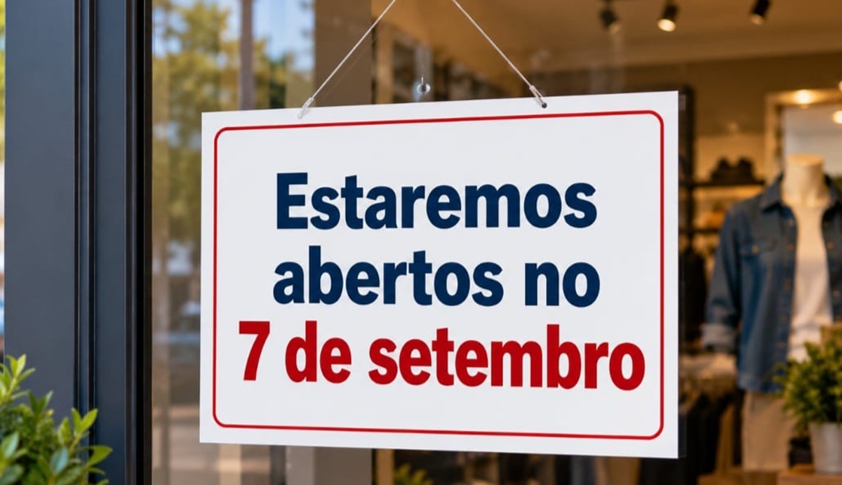 Imagem referente a Sim: comércio de Cascavel poderá abrir no feriado de 7 de setembro; veja regras