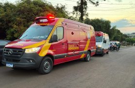 Idoso acamado se engasga e salvamento mobiliza várias equipes de saúde