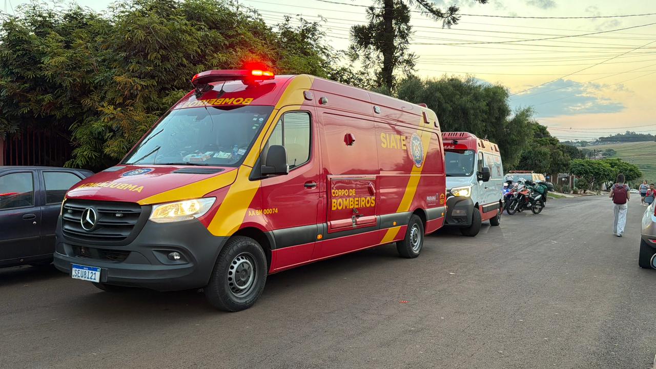 Idoso acamado se engasga e salvamento mobiliza várias equipes de saúde