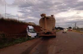 Casal de Cascavel morre em colisão com caminhão na ERS-463, em Tapejara