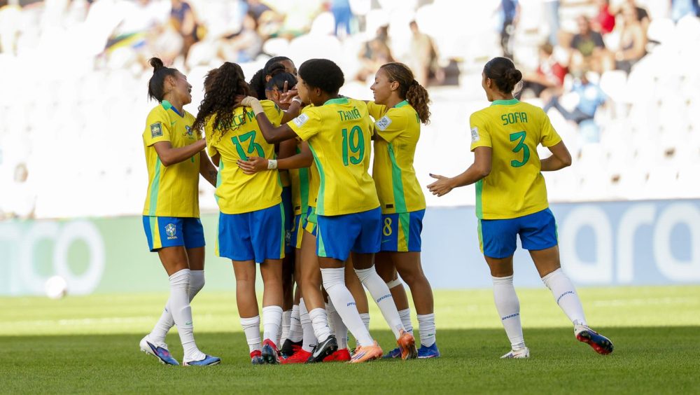 Imagem referente a Brasil goleia Tanzânia na estreia na Copa do Mundo sub-20 feminina