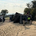 Imagem relativa a Bebê morre soterrado por carga de arroz após tombamento de carreta na BR-369