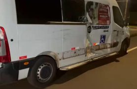 Acidente entre moto e van em Cascavel leva homem ao HU