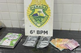 Homem e mulher são detidos com drogas em Santa Tereza