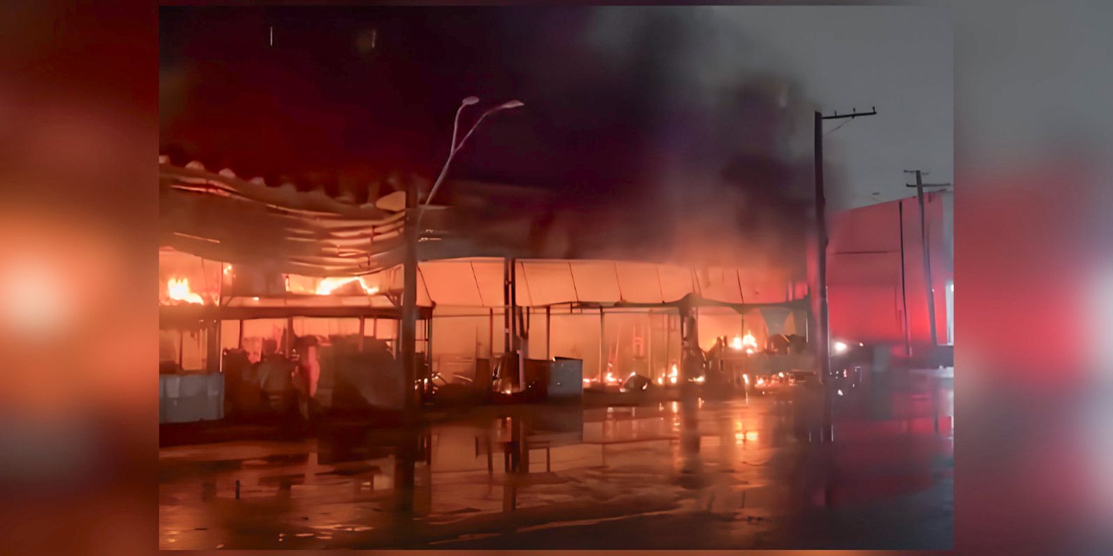 Imagem referente a Incêndio atinge pavilhão de frutas no Ceagesp; não há vítimas