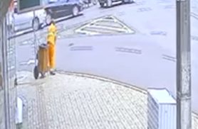 Câmera flagra momento em que Gol é atingido por Fox no Centro de Cascavel